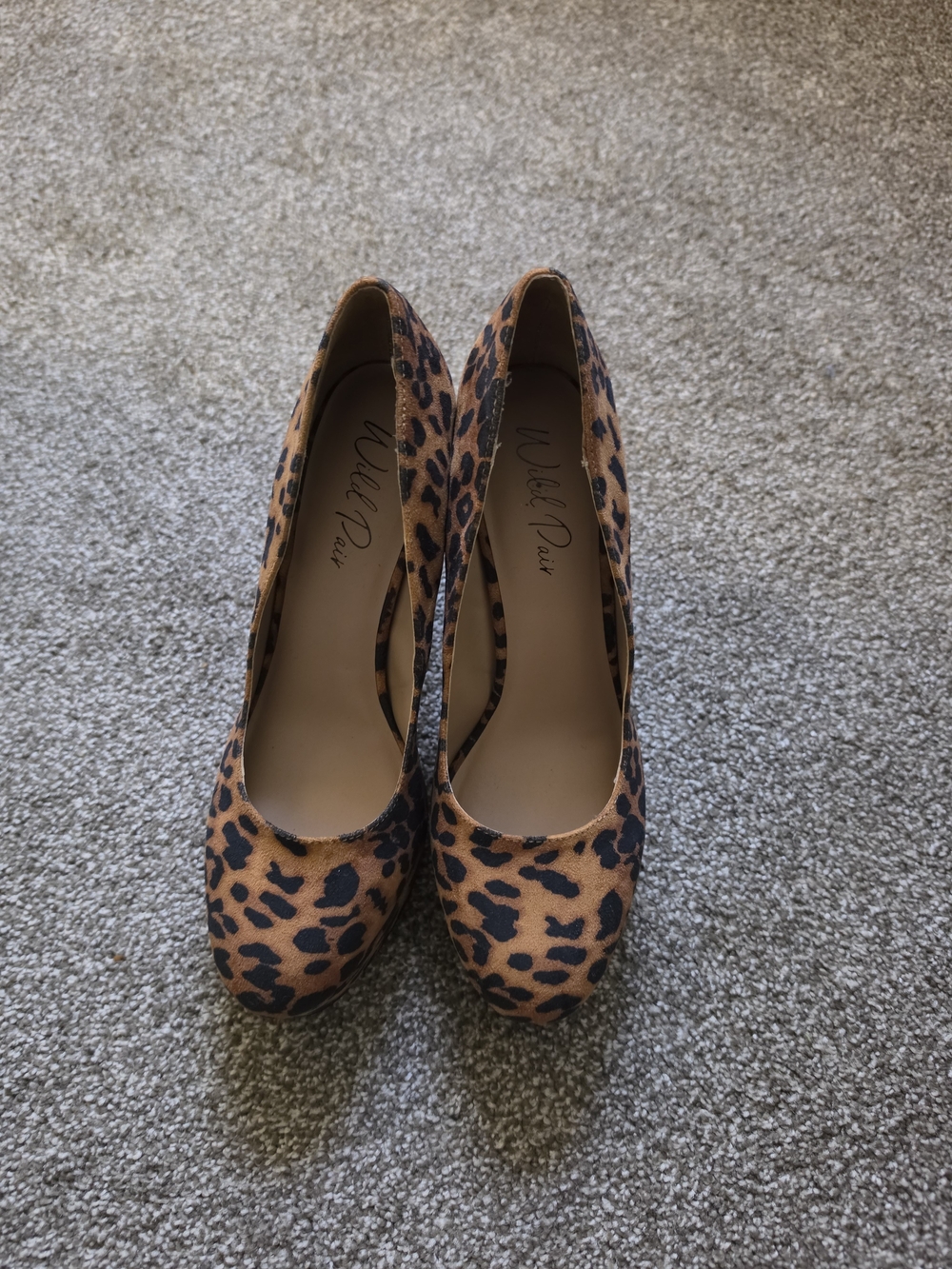 Wild Pair Leopard Print Women's Pumps - Brown/Black